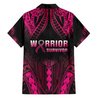 Breast Cancer Pink Out Family Matching Summer Maxi Dress and Hawaiian Shirt Polynesian Art Tattoo Black Version LT05 - Polynesian Pride