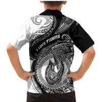 Go Fishing Family Matching Mermaid Dress and Hawaiian Shirt Polynesian Pattern LT05 - Polynesian Pride