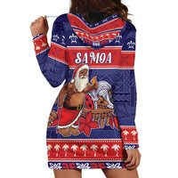 Samoa Christmas Hoodie Dress Samoan Santa Claus Manuia Le Kerisimasi LT05 - Polynesian Pride