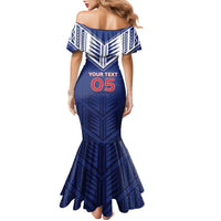 Super Toa Samoa Rugby Custom Family Matching Mermaid Dress and Hawaiian Shirt Warrior Spirit LT05 - Polynesian Pride