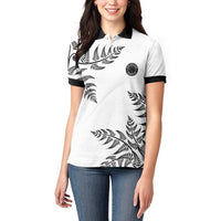 Custom New Zealand Football Women Polo Shirt Aotearoa Pride LT05 - Polynesian Pride
