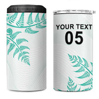 Custom New Zealand Football 4 in 1 Can Cooler Tumbler Aotearoa Pride Aqua Version LT05 One Size: 16 oz Aqua - Polynesian Pride