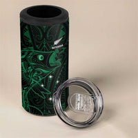 Custom New Zealand Fishing 4 in 1 Can Cooler Tumbler Maori Tribal Pattern LT05 - Polynesian Pride