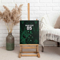Custom New Zealand Fishing Canvas Wall Art Maori Tribal Pattern - Polynesian Pride