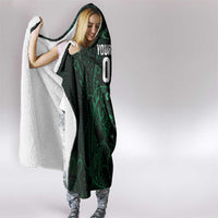Custom New Zealand Fishing Hooded Blanket Maori Tribal Pattern - Polynesian Pride