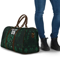 Custom New Zealand Fishing Travel Bag Maori Tribal Pattern - Polynesian Pride