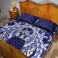 Tonga Queen Salote College Quilt Bed Set Centenary Navy Version
