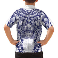 Personalised Tonga Queen Salote College Hawaiian Shirt Centenary White Version