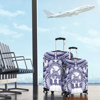 Tonga Queen Salote College Luggage Cover Centenary White Version