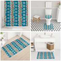Hawaii Ohia Lehua Bathroom Set Tropical Vibes Teal