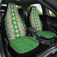Hawaii Ohia Lehua Car Seat Cover Tropical Vibes Green