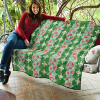 Hawaii Ohia Lehua Quilt Tropical Vibes Green