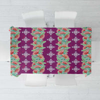 Hawaii Ohia Lehua Tablecloth Tropical Vibes Fuchsia