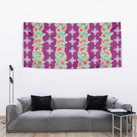 Hawaii Ohia Lehua Tapestry Tropical Vibes Fuchsia