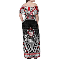 Samoa Independence Day Family Matching Off Shoulder Maxi Dress and Hawaiian Shirt Proud To Be Samoan LT05 - Polynesian Pride