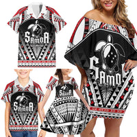 Samoa Independence Day Family Matching Off Shoulder Short Dress and Hawaiian Shirt Proud To Be Samoan LT05 - Polynesian Pride