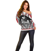 Samoa Independence Day Off Shoulder Sweater Proud To Be Samoan