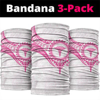 New Zealand Aotearoa Neck Gaiter Nurse Tribal Pink Version