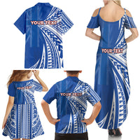 Personalised Hawaii 808 Family Matching Summer Maxi Dress and Hawaiian Shirt Unique Style LT05 - Polynesian Pride