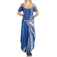 Personalised Hawaii 808 Family Matching Summer Maxi Dress and Hawaiian Shirt Unique Style LT05 - Polynesian Pride