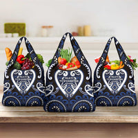 Aotearoa Ngati Tuwharetoa Grocery Bag Maori Tribal Pattern