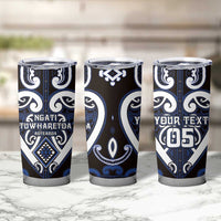 Custom Aotearoa Ngati Tuwharetoa Tumbler Cup Maori Tribal Pattern
