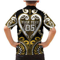 Custom Aotearoa Taranaki Family Matching Mermaid Dress and Hawaiian Shirt Maori Tribal Pattern LT05 - Polynesian Pride
