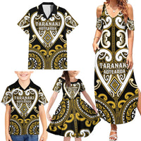 Custom Aotearoa Taranaki Family Matching Summer Maxi Dress and Hawaiian Shirt Maori Tribal Pattern LT05 - Polynesian Pride