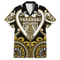 Custom Aotearoa Taranaki Hawaiian Shirt Maori Tribal Pattern