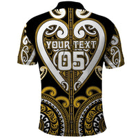 Custom Aotearoa Taranaki Polo Shirt Maori Tribal Pattern