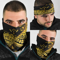 Kosrae Liberation Day Neck Gaiter Polynesian Floral Tattoo LT05