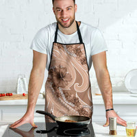 Hawaii Brown Hibiscus Pikake Lei Apron - Polynesian Pride