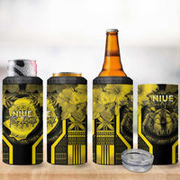 Niue The Rock 4 in 1 Can Cooler Tumbler The Island Of The Uga LT05 - Polynesian Pride