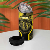 Niue The Rock 4 in 1 Can Cooler Tumbler The Island Of The Uga LT05 - Polynesian Pride