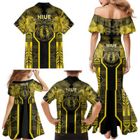 Niue The Rock Family Matching Mermaid Dress and Hawaiian Shirt The Island Of The Uga LT05 - Polynesian Pride