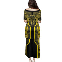 Niue The Rock Family Matching Puletasi and Hawaiian Shirt The Island Of The Uga LT05 - Polynesian Pride