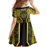 Niue The Rock Family Matching Tank Maxi Dress and Hawaiian Shirt The Island Of The Uga LT05 - Polynesian Pride