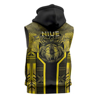 Niue The Rock Sleeveless Zip Hoodie The Island Of The Uga LT05 - Polynesian Pride