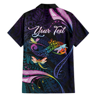 Personalised Polynesia Memorial Family Matching Summer Maxi Dress and Hawaiian Shirt Always Remembered Dragonfly Polynesian Style LT05 - Polynesian Pride