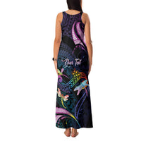 Personalised Polynesia Memorial Family Matching Tank Maxi Dress and Hawaiian Shirt Always Remembered Dragonfly Polynesian Style LT05 - Polynesian Pride