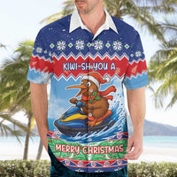 New Zealand Christmas Hawaiian Shirt Funny Jet Ride Kiwi Xmas LT05 - Polynesian Pride
