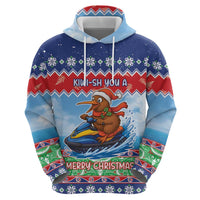 New Zealand Christmas Hoodie Funny Jet Ride Kiwi Xmas LT05 - Polynesian Pride