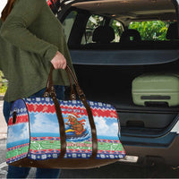 New Zealand Christmas Travel Bag Funny Jet Ride Kiwi Xmas LT05 - Polynesian Pride