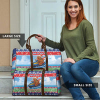 New Zealand Christmas Travel Bag Funny Jet Ride Kiwi Xmas LT05 - Polynesian Pride