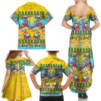 Hawaii Christmas Family Matching Summer Maxi Dress and Hawaiian Shirt Mele Kalikimaka Tropical Vibes LT05 - Polynesian Pride