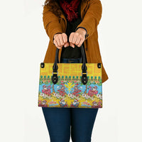 Hawaii Christmas Leather Bag Mele Kalikimaka Tropical Vibes - Polynesian Pride