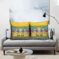 Hawaii Christmas Pillow Cover Mele Kalikimaka Tropical Vibes - Polynesian Pride