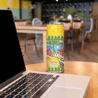 Hawaii Christmas Skinny Tumbler Mele Kalikimaka Tropical Vibes - Polynesian Pride