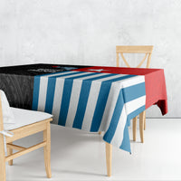 Personalised West Papua Tablecloth Polynesian Pattern With Coat Of Arms