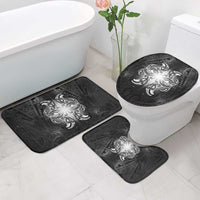 New Zealand Matariki Bathroom Set Maori Moko Black Galaxy